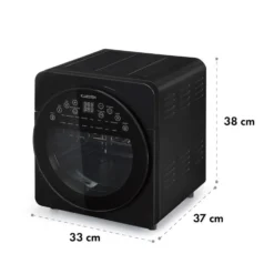 AeroVital Easy Touch Heißluftfritteuse 1700W 14l Timer 16 Programme Schwarz -Weinkühlschränke Verkäufe 10034452 yy 0008 logo Klarstein AeroVital easy touch Fritteuse schwarz