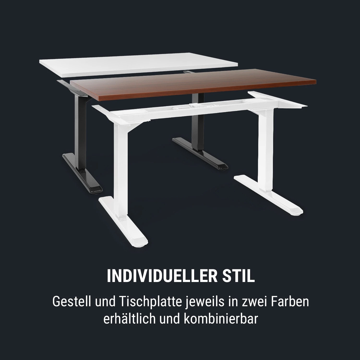 Multidesk Comfort Höhenverstellbarer Schreibtisch Elektrisch 62-128 Cm 8 Multidesk Comfort Höhenverstellbarer Schreibtisch Elektrisch 62-128 Cm – Bild 8