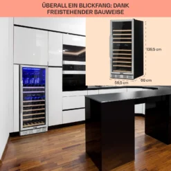 Vinovilla Grande 116 Built-in Duo Weinkühlschrank 310 Ltr 116 Fl. LED -Weinkühlschränke Verkäufe 10034525 DE 0006 usp