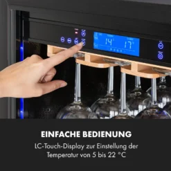 First Class 129 Weinkühlschrank 4 Dispenser 129Fl 5-22°C Touch Glastür -Weinkühlschränke Verkäufe 10034565 de 0006 logo