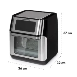 AeroVital Fry Heißluftfritteuse 1500W 10l Timer 9 Programme -Weinkühlschränke Verkäufe 10034575 yy 0011 dimensions