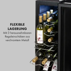 Shiraz 12 Slim Uno Weinkühlschrank 32l/12Fl.Touch 85 W 5-18 °C LED -Weinkühlschränke Verkäufe 10034625 de 0006 logo