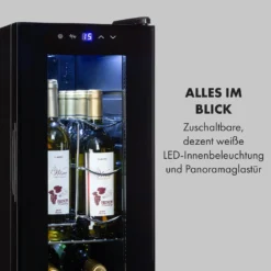 Shiraz 12 Slim Uno Weinkühlschrank 32l/12Fl.Touch 85 W 5-18 °C LED -Weinkühlschränke Verkäufe 10034625 de 0007 logo