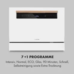 Lagoona Geschirrspülmaschine 1380W 6,5L 6 Gedecke Touch -Weinkühlschränke Verkäufe 10034631 de 0005 logo