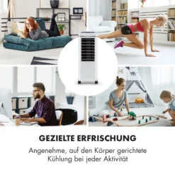 Windspiel 3-in-1 Luftkühler 100 W 312 M³/h 8 Ltr Mobil Fernbedienung 11 Windspiel 3-in-1 Luftkühler 100 W 312 M³/h 8 Ltr Mobil Fernbedienung -Weinkühlschränke Verkäufe 10034654 de 0003 logo