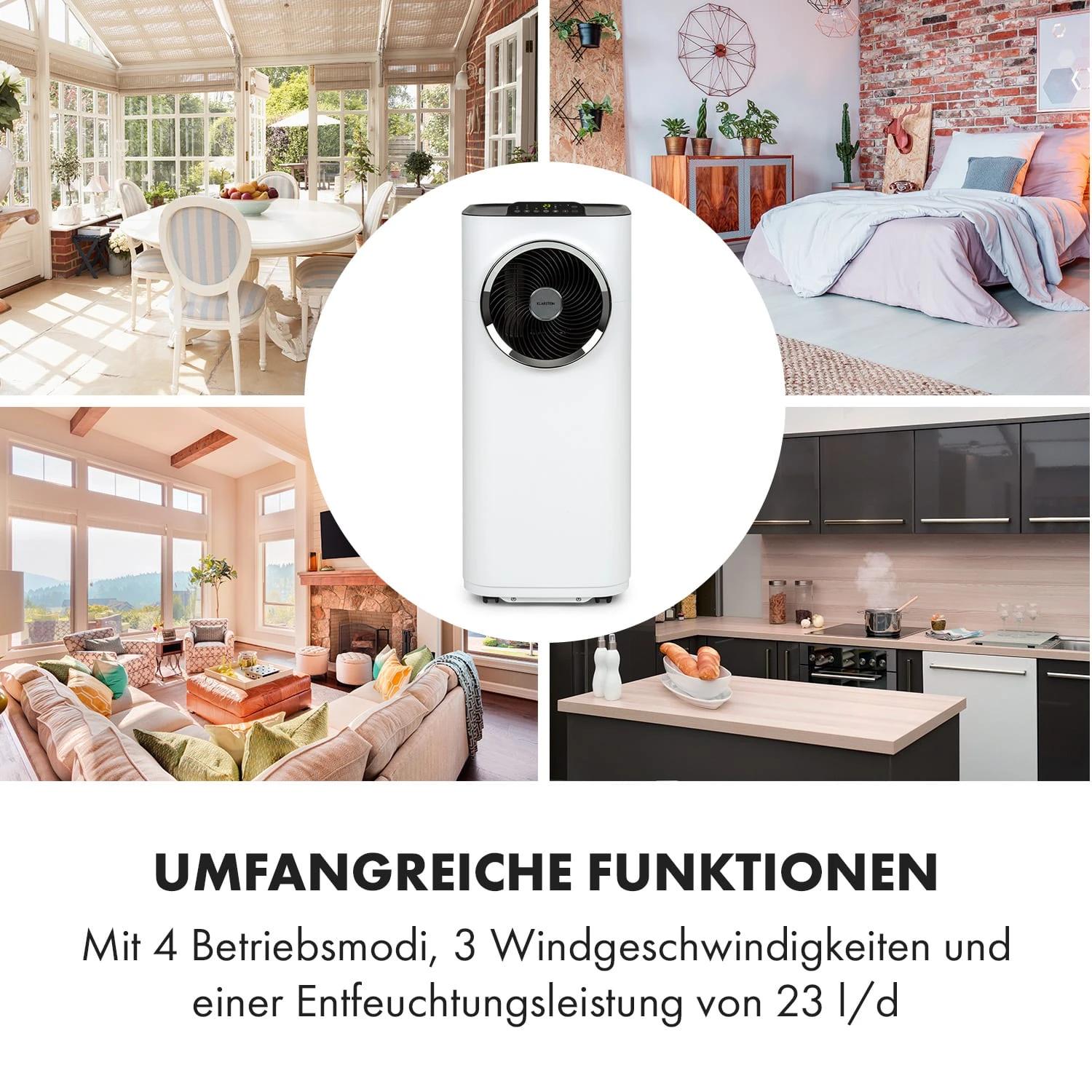 Klarstein Kraftwerk Smart 12K Klimaanlage 3-in-1 12000 BTU App 6 Klarstein Kraftwerk Smart 12K Klimaanlage 3-in-1 12000 BTU App – Bild 6