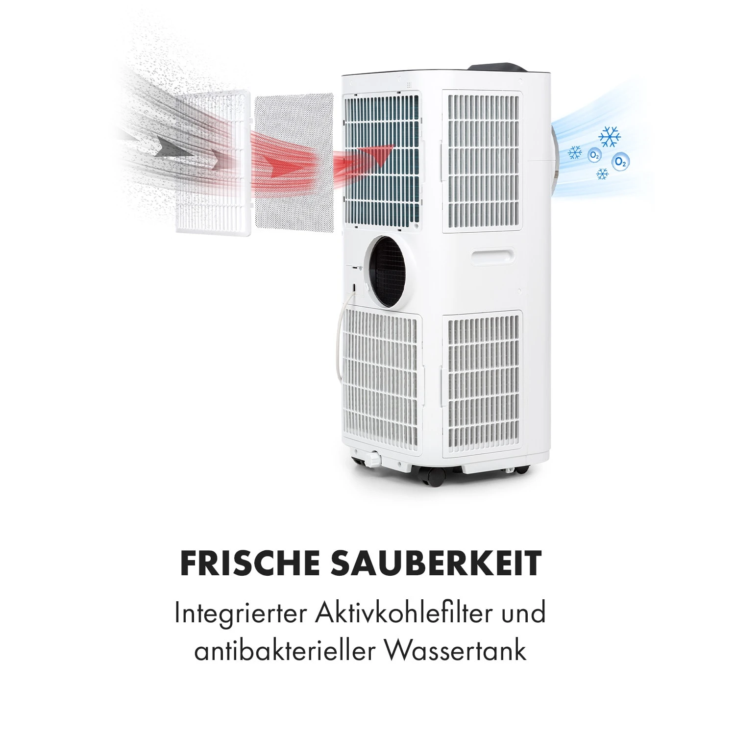 Klarstein Kraftwerk Smart 12K Klimaanlage 3-in-1 12000 BTU App 7 Klarstein Kraftwerk Smart 12K Klimaanlage 3-in-1 12000 BTU App – Bild 7