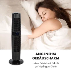 Twister Turmventilator 45 W | 343 M³/h Oszillation Touch Fernbedienung -Weinkühlschränke Verkäufe 10034669 de 0006 logo