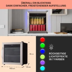 Coachella 50 Weinkühlschrank 47 Liter WiFi-Funktion Hintergrundbeleuchtung Edelstahl -Weinkühlschränke Verkäufe 10034820 de 0006 logo