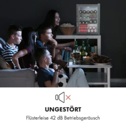 Beersafe XL Crystal White Kühlschrank 60 Liter 4 Böden Panoramaglastür Edelstahl -Weinkühlschränke Verkäufe 10034892 de 0008 logo