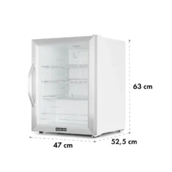 Beersafe XL Crystal White Kühlschrank 60 Liter 4 Böden Panoramaglastür Edelstahl -Weinkühlschränke Verkäufe 10034892 yy 0009 logo