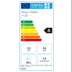 Iceblock Klimaanlage 3-in-1 12.000 BTU/3,5 KW 400 M³/h Max. 19 Iceblock Klimaanlage 3-in-1 12.000 BTU/3,5 KW 400 M³/h Max. -Weinkühlschränke Verkäufe 10034924 energy label