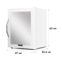 Beersafe XL Quartz Kühlschrank 60 Liter 4 Böden Panoramaglastür -Weinkühlschränke Verkäufe 10034929 yy 0009 dimensions