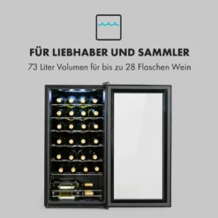 Shiraz 28 Uno Weinkühlschrank 74l 28Fl Touch-Bedienfeld 5-18°C -Weinkühlschränke Verkäufe 10035029 de 0003 logo