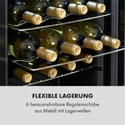 Shiraz 28 Uno Weinkühlschrank 74l 28Fl Touch-Bedienfeld 5-18°C -Weinkühlschränke Verkäufe 10035029 de 0008 logo