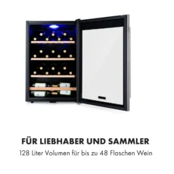 Vinamour 48 Uno Weinkühlschrank 128l 48Fl 3 Einschübe 4-18°C -Weinkühlschränke Verkäufe 10035066 de 0005 logo