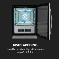 Steakhouse Pro Fleischreifeschrank 98 Ltr 1-25°C Touch Edelstahltür -Weinkühlschränke Verkäufe 10035176 de 0007 logo