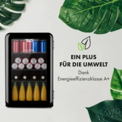 PopLife Getränkekühler Kühlschrank 70 Liter 0-10 °C Retro-Design LED -Weinkühlschränke Verkäufe 10035178 de 0004 logo