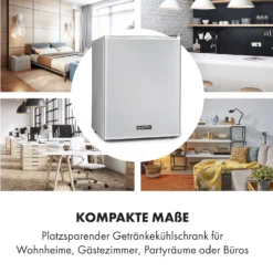 Klarstein Happy Hour Minibar 40L 5-15°C 23 DB LED-Licht -Weinkühlschränke Verkäufe 10035246 de 0003 logo