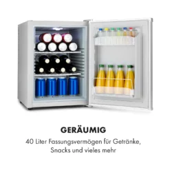 Klarstein Happy Hour Minibar 40L 5-15°C 23 DB LED-Licht -Weinkühlschränke Verkäufe 10035246 de 0004 logo