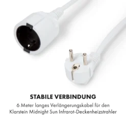 Midnight Sun Decken-Infrarotheizung 6 Meter Verlängerungskabel -Weinkühlschränke Verkäufe 10035359 de 0003 logo