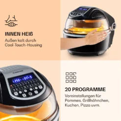 VitAir Smart Heißluftfritteuse App-Steuerung / 1400W / 7,75 Ltr / 20 Programme -Weinkühlschränke Verkäufe 10035592 de 0005 logo