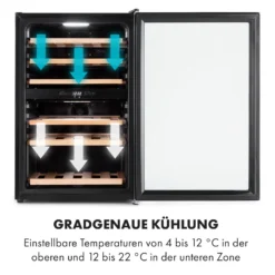 Vinamour 37 Duo Weinkühlschrank 2 Kühlzonen 112 Liter 37 Flaschen -Weinkühlschränke Verkäufe 10035663 de 0004 logo