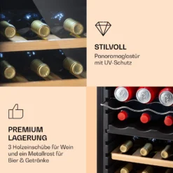 Bovella 18 Duo+ Zweizonen-Weinkühlschrank 50l 18 Fl. Glastür -Weinkühlschränke Verkäufe 10035696 de 0006 logo