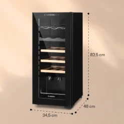 Bovella 18 Duo+ Zweizonen-Weinkühlschrank 50l 18 Fl. Glastür -Weinkühlschränke Verkäufe 10035696 yy 0007 logo