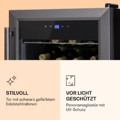 Ultimo 16 Uno Weinkühlschrank 42l Touch-Bedienfeld 16 Flaschen 5-18°C -Weinkühlschränke Verkäufe 10035777 de 0004 logo