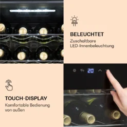 Ultimo 20 Uno Weinkühlschrank 53l Touch-Bedienfeld 131W 5-18°C -Weinkühlschränke Verkäufe 10035778 de 0005 logo