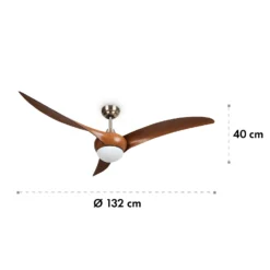 Monteverde Deckenventilator Deckenleuchte 52" 8.376m³/h 3 Flügel -Weinkühlschränke Verkäufe 10035788 yy 0007 logo