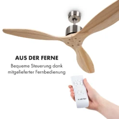 Santa Elena Deckenventilator 52" 9.060m³/h 3 Echtholzflügel -Weinkühlschränke Verkäufe 10035789 de 0003 logo