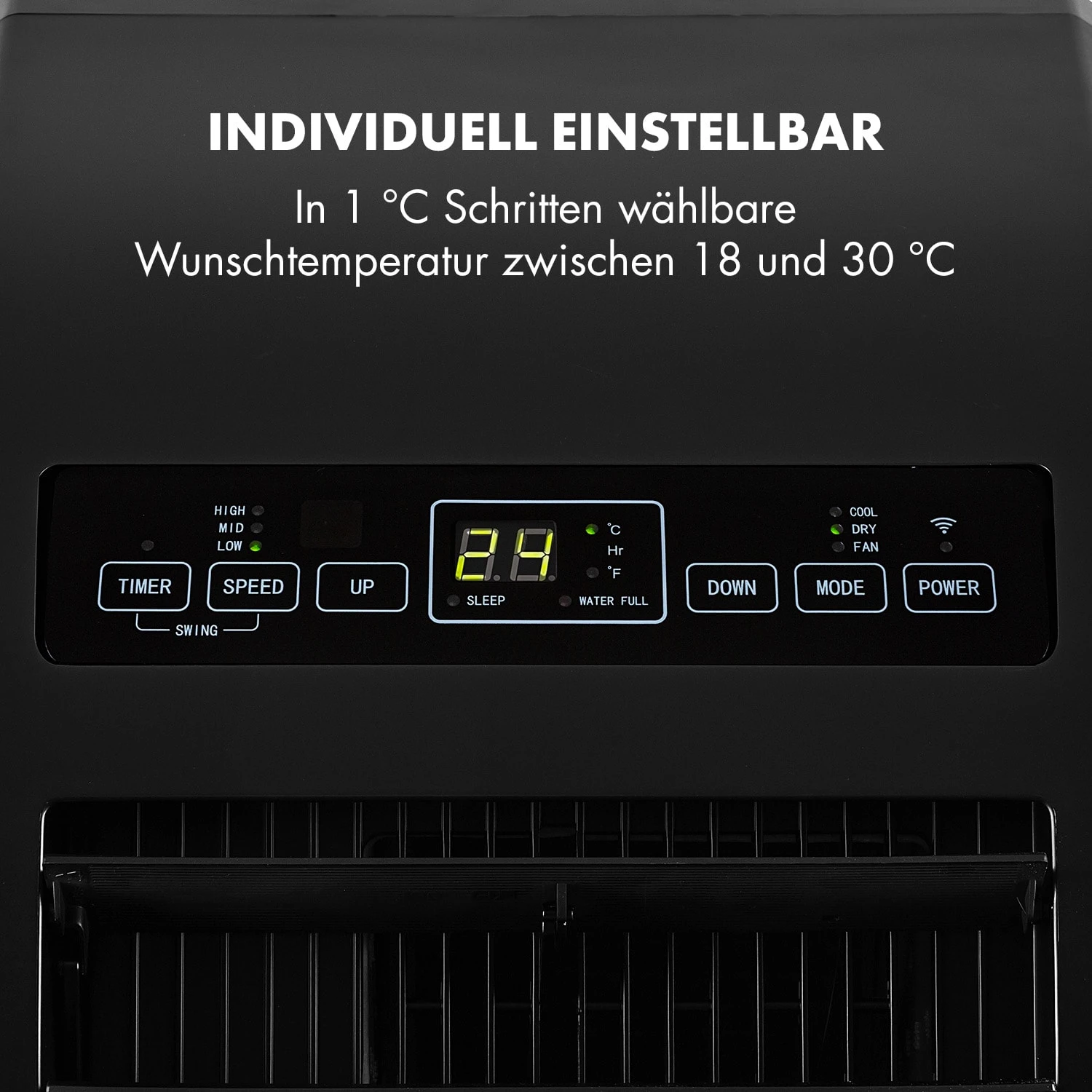 Metrobreeze Rom Smart Mobile Klimaanlage 10.000 BTU 3 KW Fernbedienung 4 Metrobreeze Rom Smart Mobile Klimaanlage 10.000 BTU 3 KW Fernbedienung – Bild 4