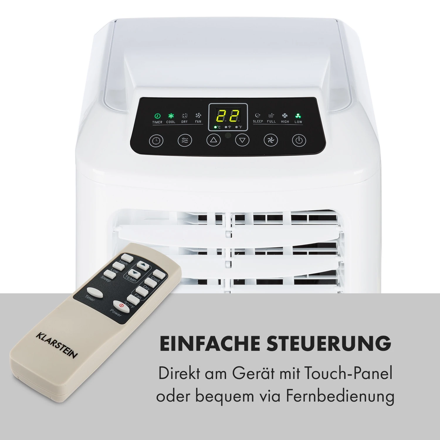 Pure Blizzard Smart 7k Mobile Klimaanlage 7000 BTU/2,1 KW EEC A Fernbedienung Weiß 6 Pure Blizzard Smart 7k Mobile Klimaanlage 7000 BTU/2,1 KW EEC A Fernbedienung Weiß – Bild 6