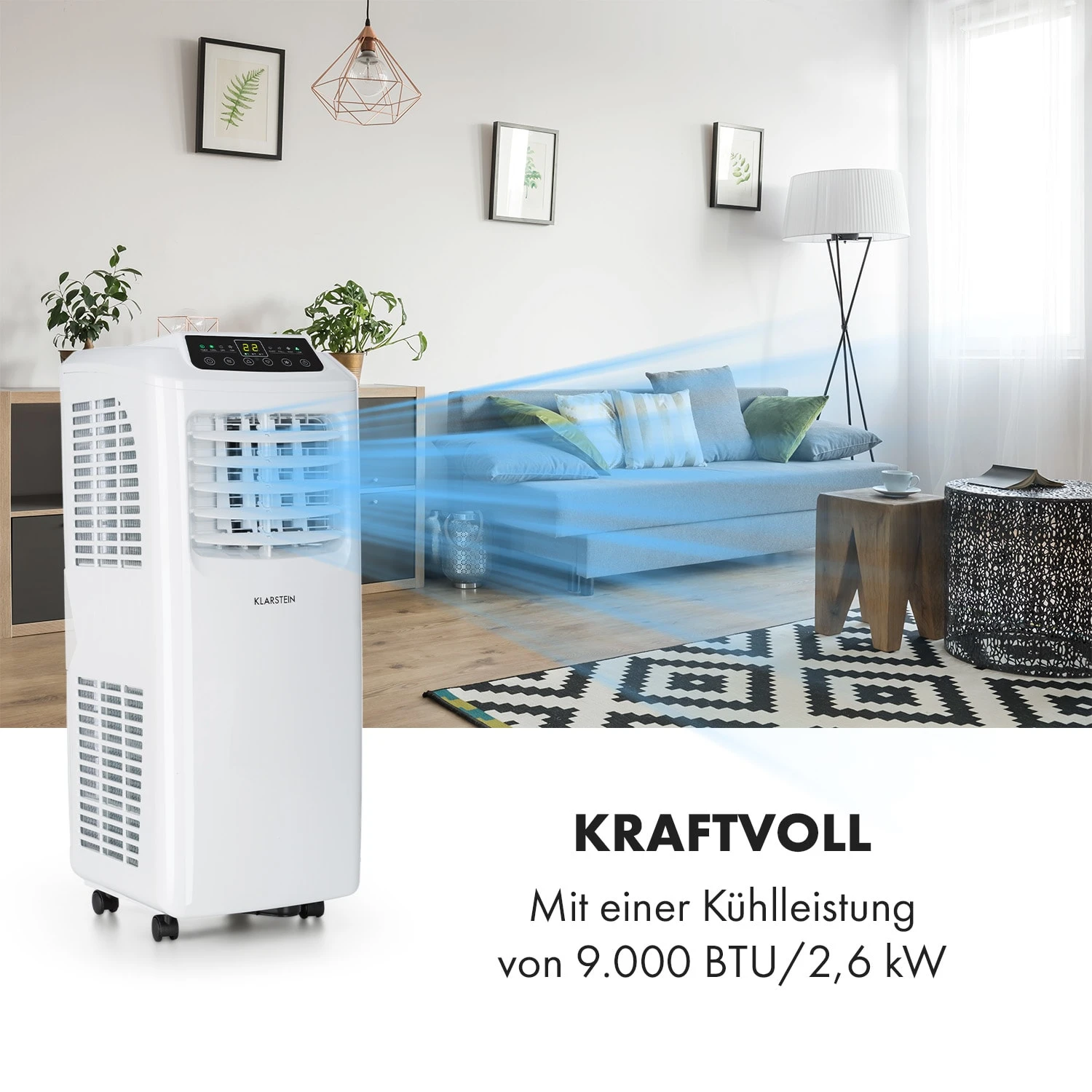 Pure Blizzard Smart 9k Mobile Klimaanlage 9000BTU/2,6kW Fernbedienung 4 Pure Blizzard Smart 9k Mobile Klimaanlage 9000BTU/2,6kW Fernbedienung – Bild 4