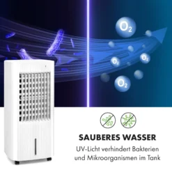 Iceberg Pure Luftkühler Luftdurchsatz: 283 M³/h 65 W Tank: 5 Liter -Weinkühlschränke Verkäufe 10035856 de 0005 logo