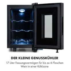 Bellevin 6 Uno Weinkühlschrank 17 Liter 11-18 °C SingleZone LED -Weinkühlschränke Verkäufe 10035858 de 0003 logo