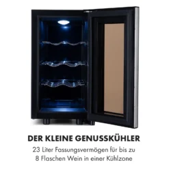 Reserva 8 Slim Uno Weinkühlschrank 8 Flaschen 23 Liter Edelstahl 11 Reserva 8 Slim Uno Weinkühlschrank 8 Flaschen 23 Liter Edelstahl -Weinkühlschränke Verkäufe 10035861 de 0003 logo