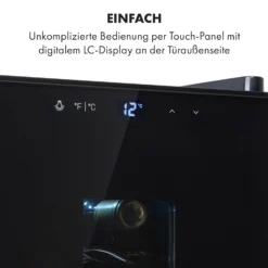 Bellevin 8 Uno Weinkühlschrank 23 Liter 11-18 °C LED Touch SingleZone -Weinkühlschränke Verkäufe 10035862 de 0004 logo