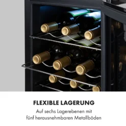 Bellevin 18 Uno Weinkühlschrank 50 Liter 11-18 °C LED Touch SingleZone -Weinkühlschränke Verkäufe 10035863 de 0007 logo