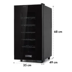 Bellevin 18 Uno Weinkühlschrank 50 Liter 11-18 °C LED Touch SingleZone -Weinkühlschränke Verkäufe 10035863 yy 0008 logo