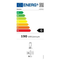 Reserva 8 Uno Weinkühlschrank 23 Ltr 8 Fl 11-18 °C 26 DB Edelstahl -Weinkühlschränke Verkäufe 10035864 energy label