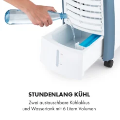 Maxfresh Ocean Ventilator Luftkühler 6L 65W Fernbedienung 2x Eispack -Weinkühlschränke Verkäufe 10036141 de 0005 logo