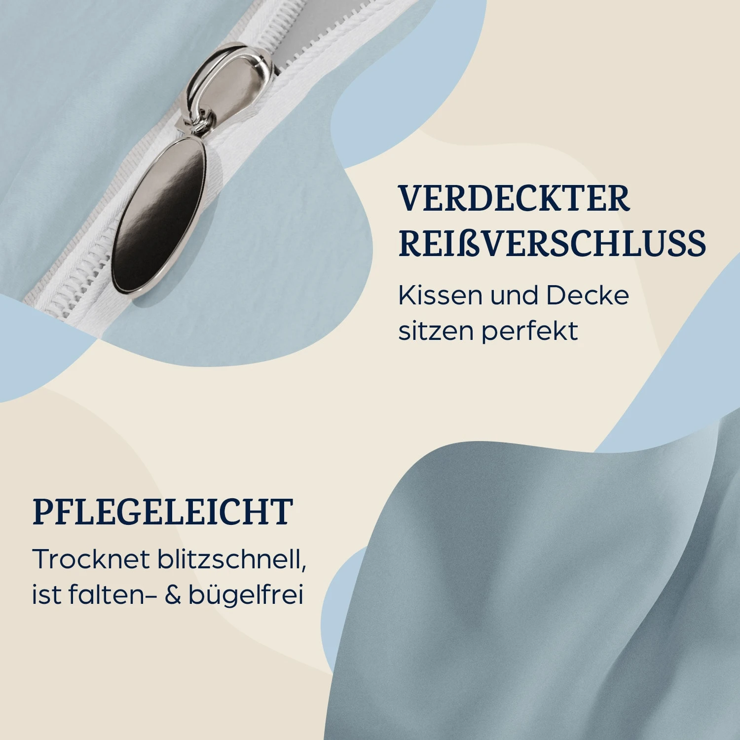 Traumwolle Biber-Bettwäsche 135x200 Cm 3 Traumwolle Biber-Bettwäsche 135x200 Cm – Bild 3