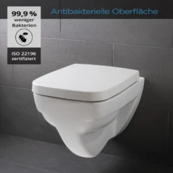 Lamera Toilettendeckel Eckige Form Absenkautomatik Antibakteriell -Weinkühlschränke Verkäufe 10036245 de 0003 logo
