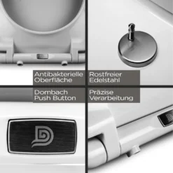 Lamera Toilettendeckel Eckige Form Absenkautomatik Antibakteriell -Weinkühlschränke Verkäufe 10036245 de 0005 logo