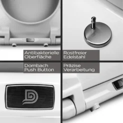 Aliano Toilettendeckel D-Form Absenkautomatik Antibakteriell 12 Aliano Toilettendeckel D-Form Absenkautomatik Antibakteriell -Weinkühlschränke Verkäufe 10036246 de 0005 logo