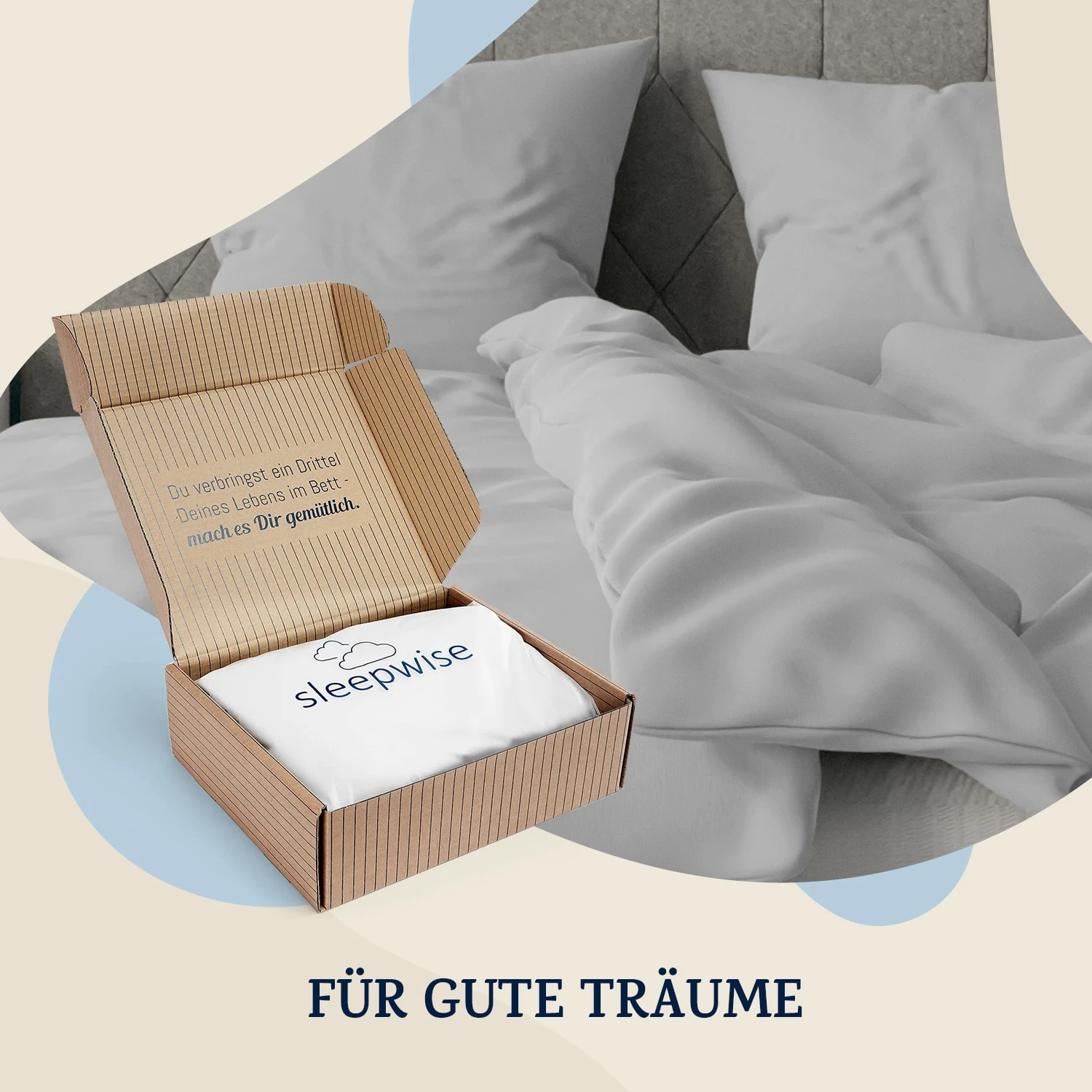 Traumwolle Biber-Bettwäsche 155x220 Cm 5 Traumwolle Biber-Bettwäsche 155x220 Cm – Bild 5