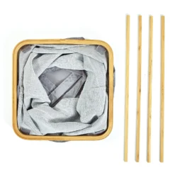 Wäschekorb Eckig Bambus Baumwollleinen Einfacher Aufbau 10 Wäschekorb Eckig Bambus Baumwollleinen Einfacher Aufbau -Weinkühlschränke Verkäufe 10037999 yy 0003 logo